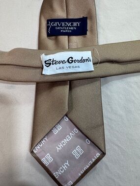 Vintage Givenchy Tie Exclusively Made For Steve Gordon Las Vegas 1970